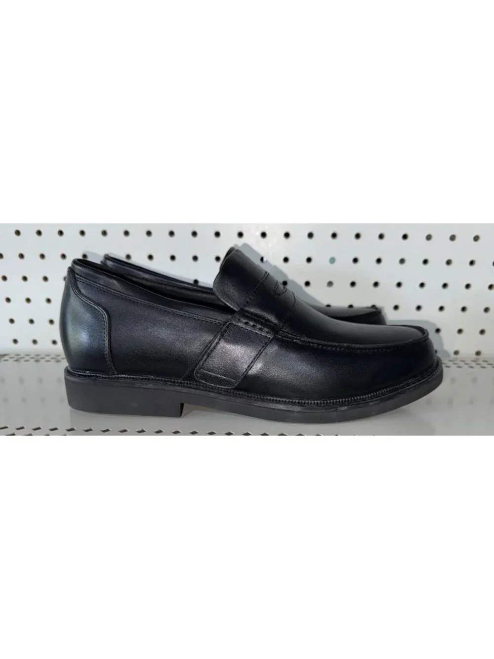 Apex Lexington Mens Leather Diabetic Orthopedic Strap Loafers Shoes Size 10 WIDE
